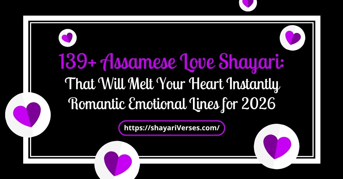 139+ Assamese Love Shayari: That Will Melt Your Heart Instantly Romantic Emotional Lines for 2026