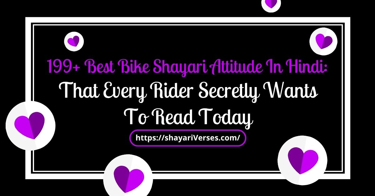 199+ Best Bike Shayari Attitude In Hindi: That Every Rider Secretly Wants To Read Today